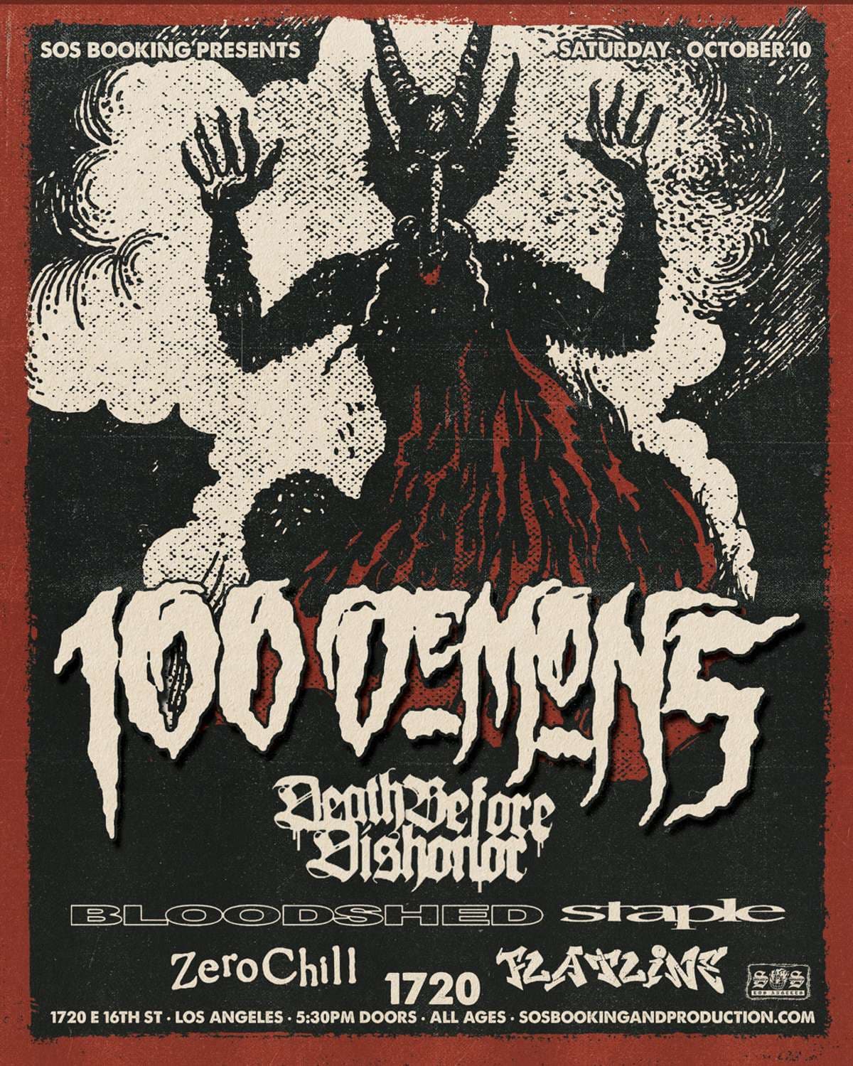 100 Demons artwork from 1720