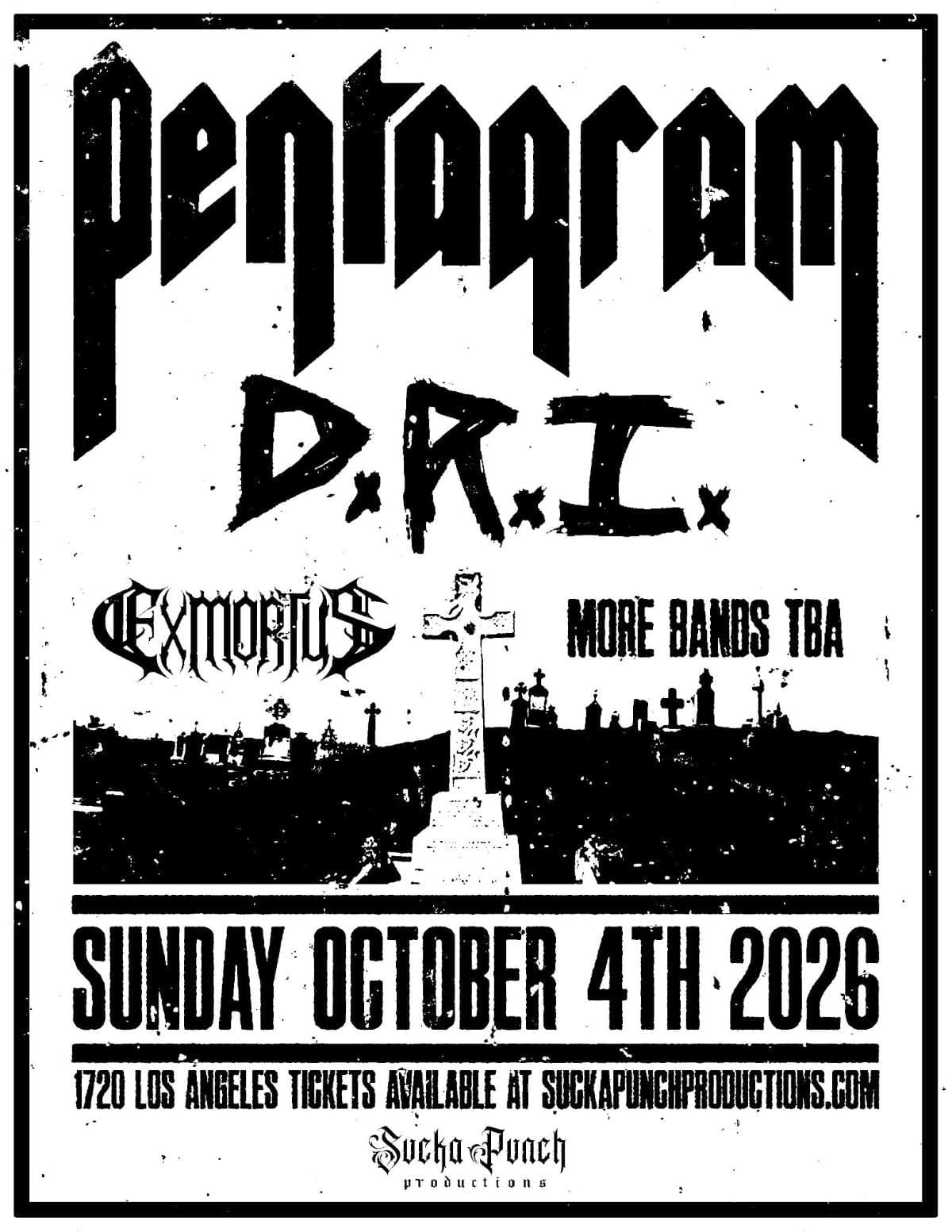 Pentagram w/ D.R.I. artwork from 1720