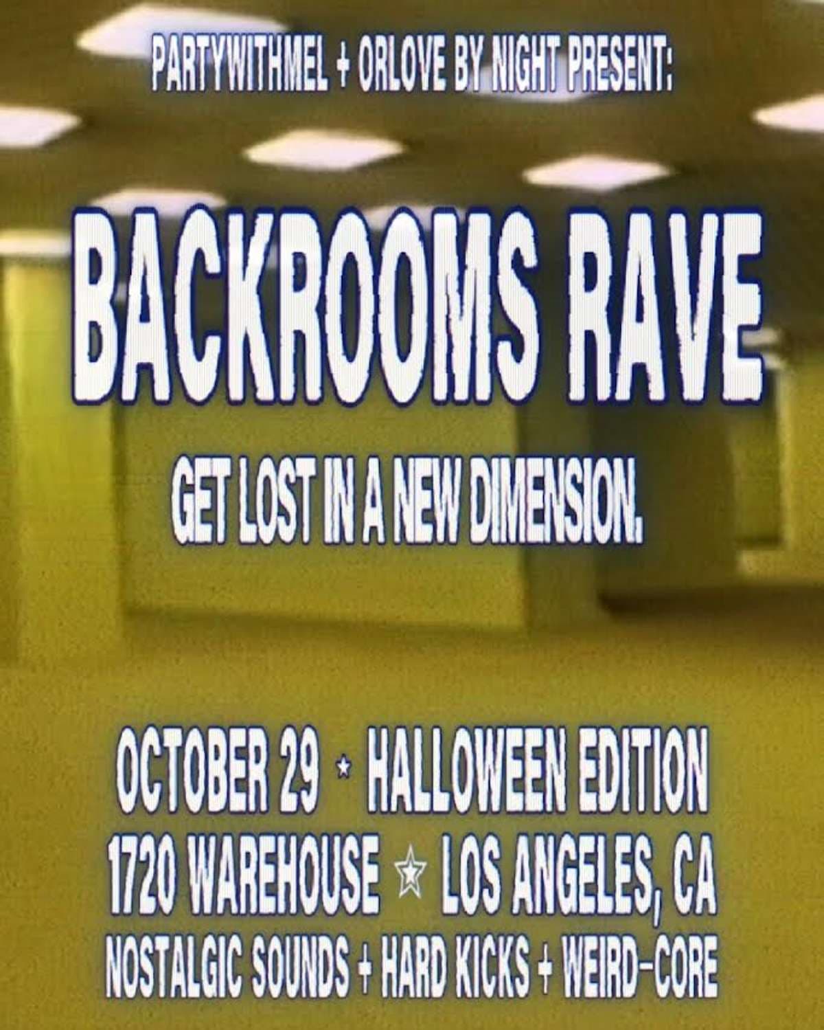 BACKROOMS RAVE [HALLOWEEN EDITION] artwork from 1720