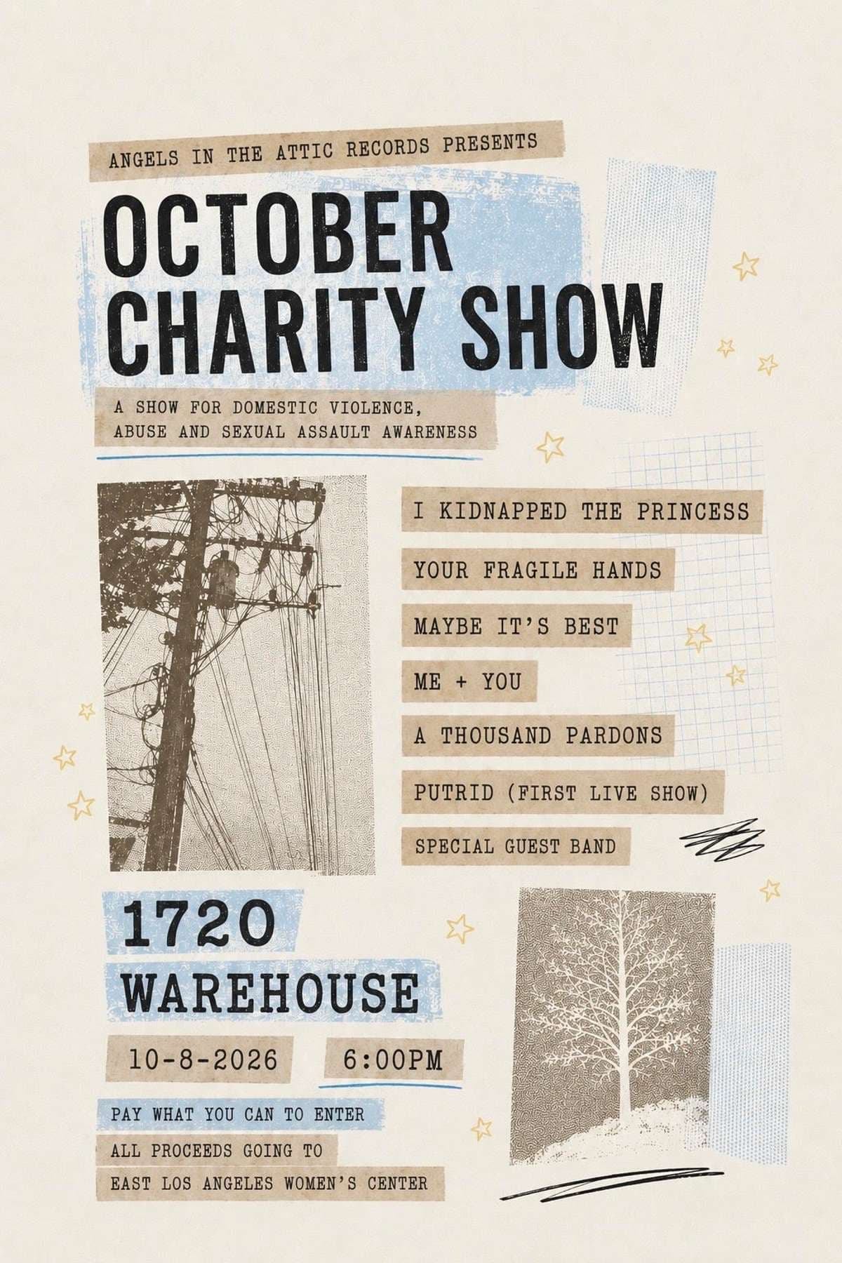 October Charity Show artwork from 1720