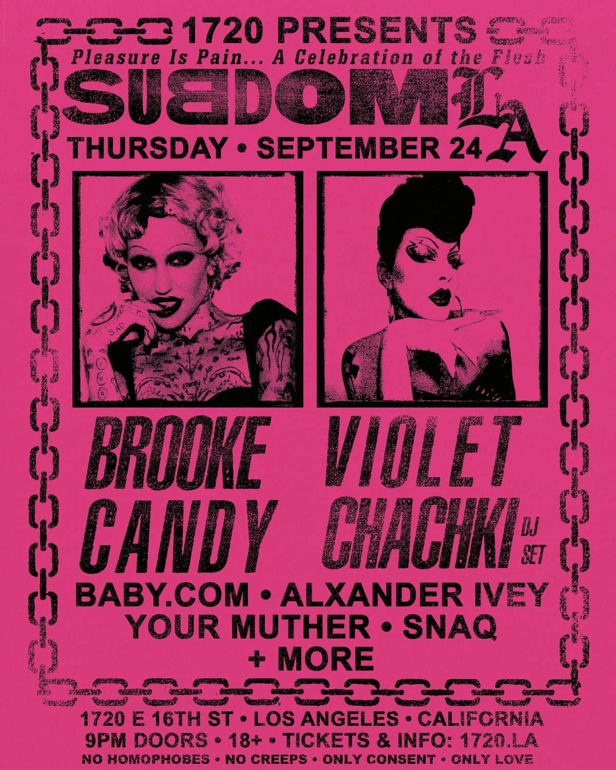 Subdom LA : Brooke Candy & Violet Chachki artwork from 1720