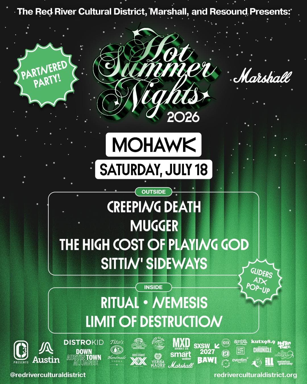 Hot Summer Nights artwork from Mohawk