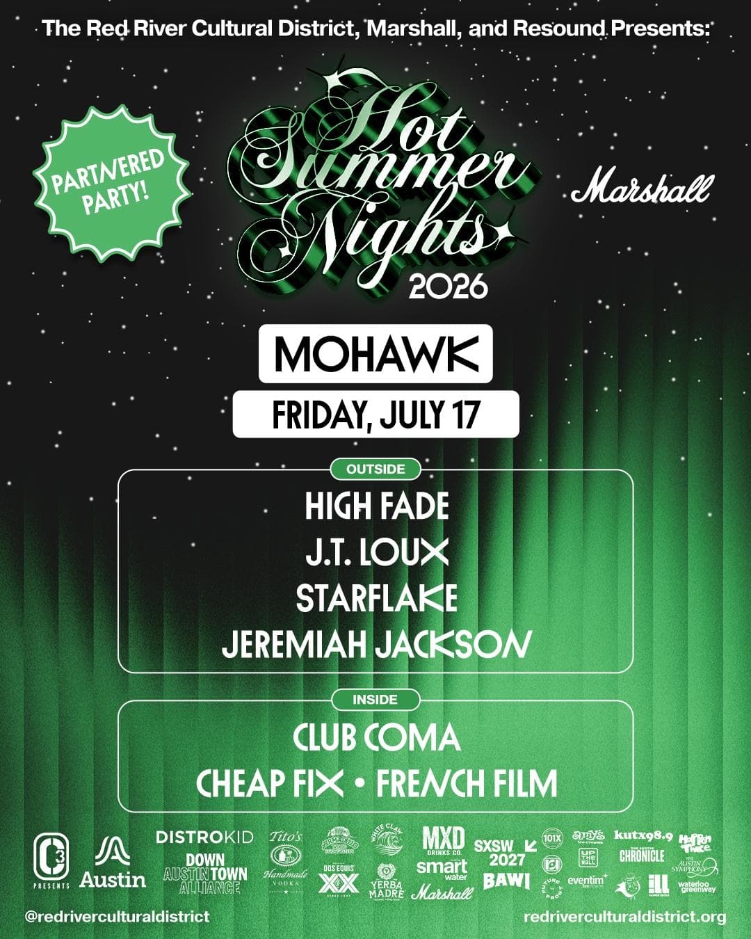 Hot Summer Nights artwork from Mohawk