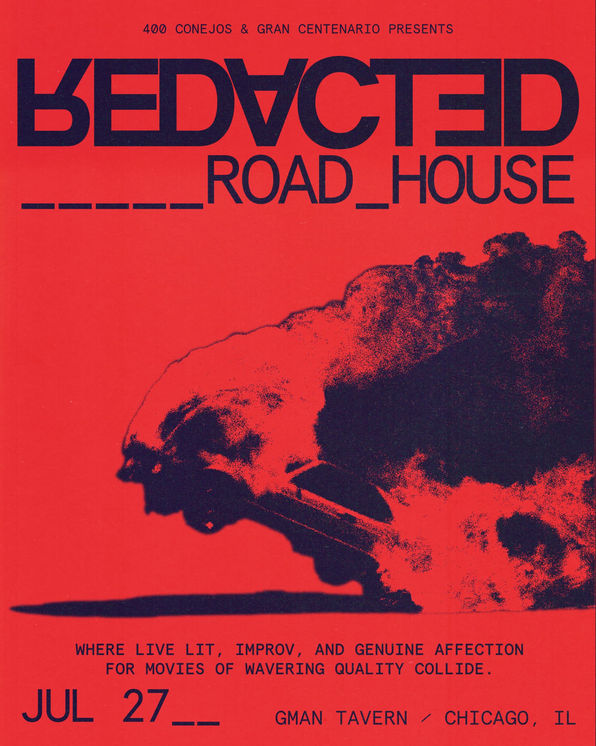 REDACTED: Road House artwork from GMan Tavern