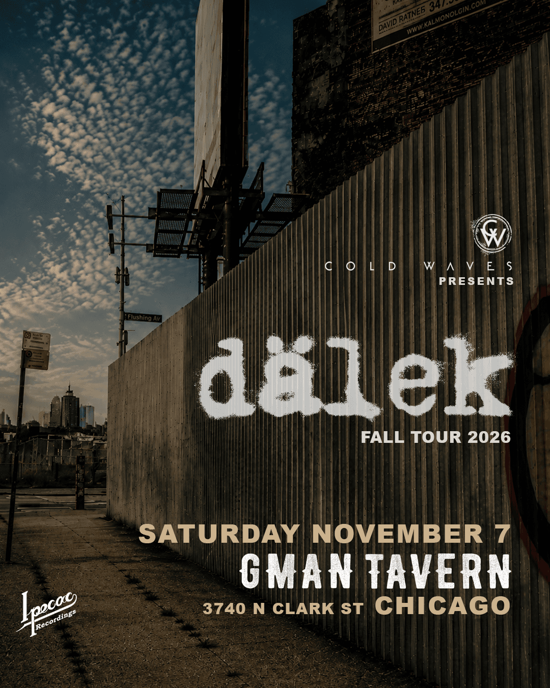 dälek artwork from GMan Tavern