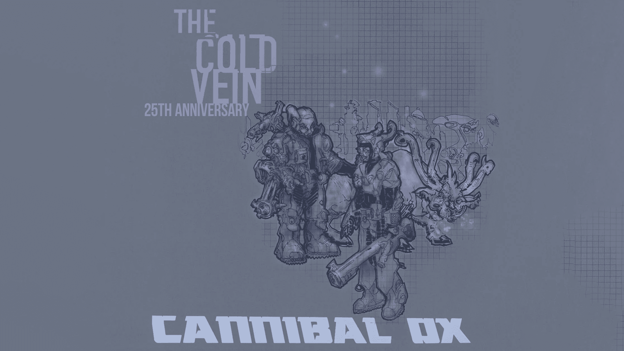 Cannibal Ox “The Cold Vein” 25 Year Anniversary w/ Voodoo Liòn, Double A.B, Bicaso & Kenyattah Black artwork from The Regent Theater