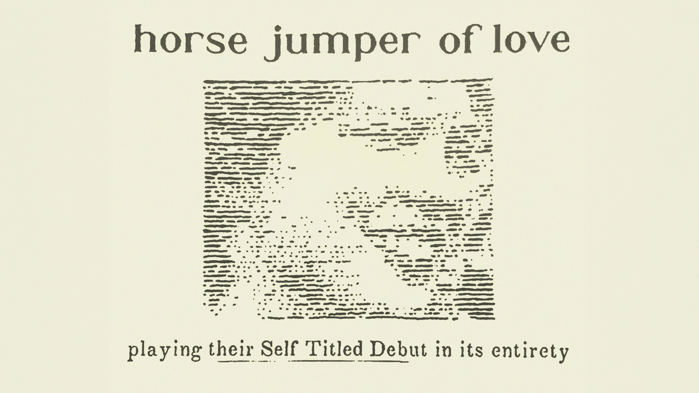 Horse Jumper of Love poster for The Regent Theater