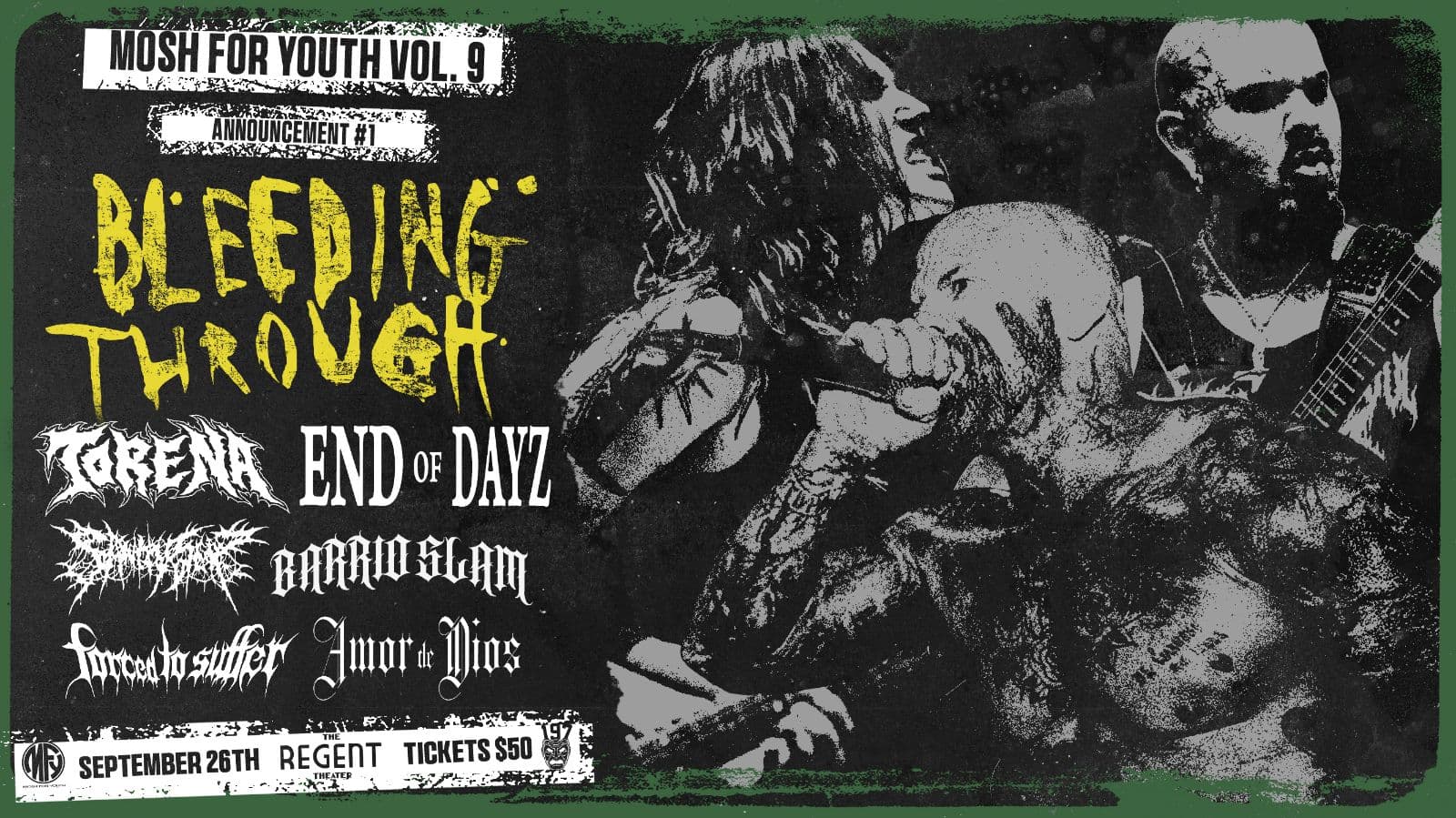 Mosh For Youth Vol. 9 artwork from The Regent Theater