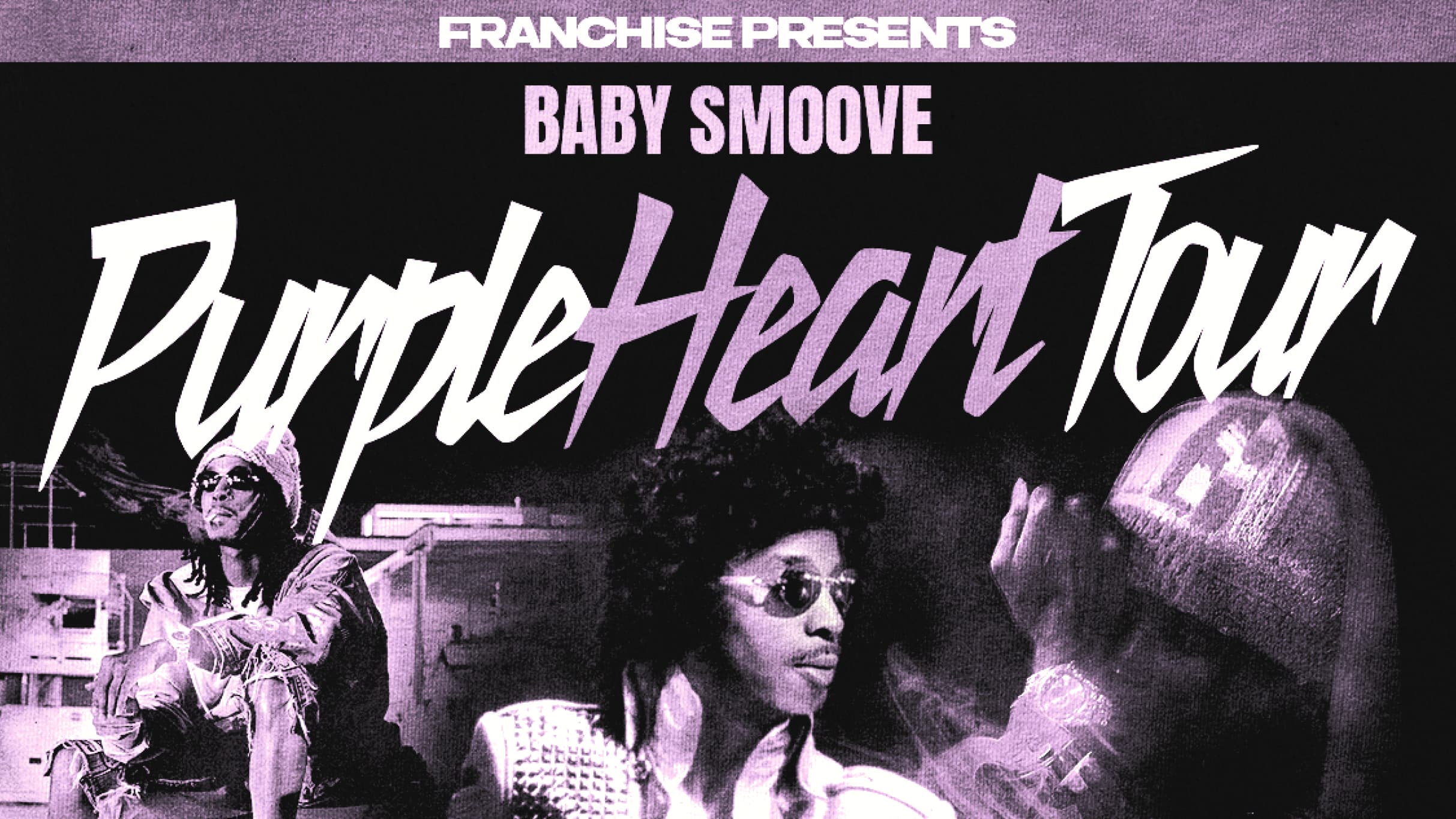 Baby Smoove Live! The Purple Heart Tour artwork from The Regent Theater