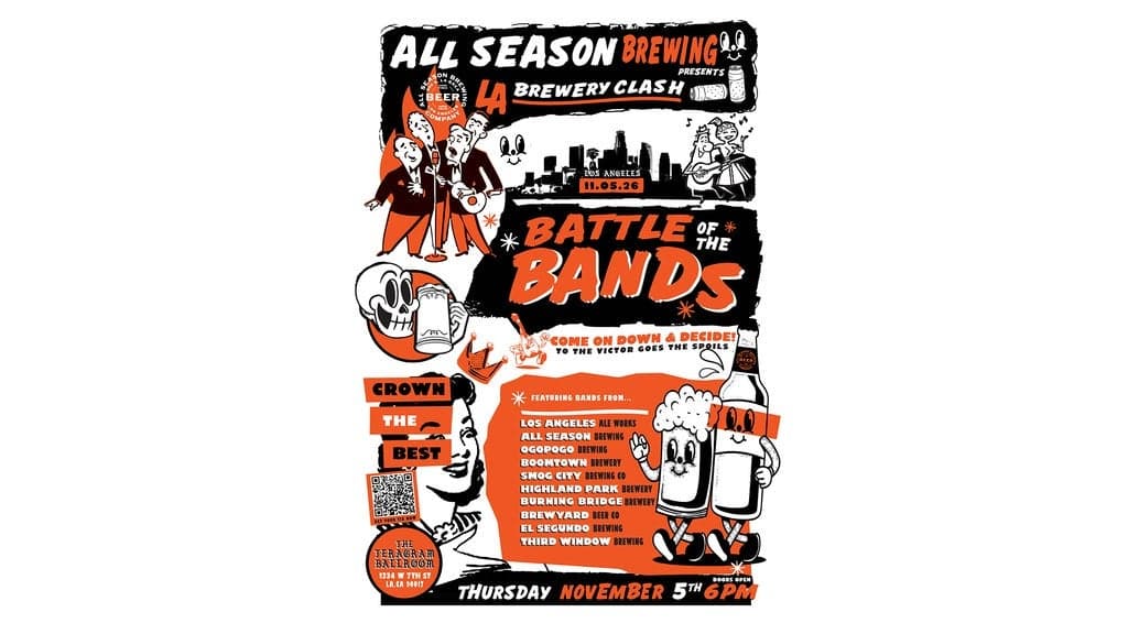 All Season Brewing Battle of the Bands artwork from Teragram Ballroom