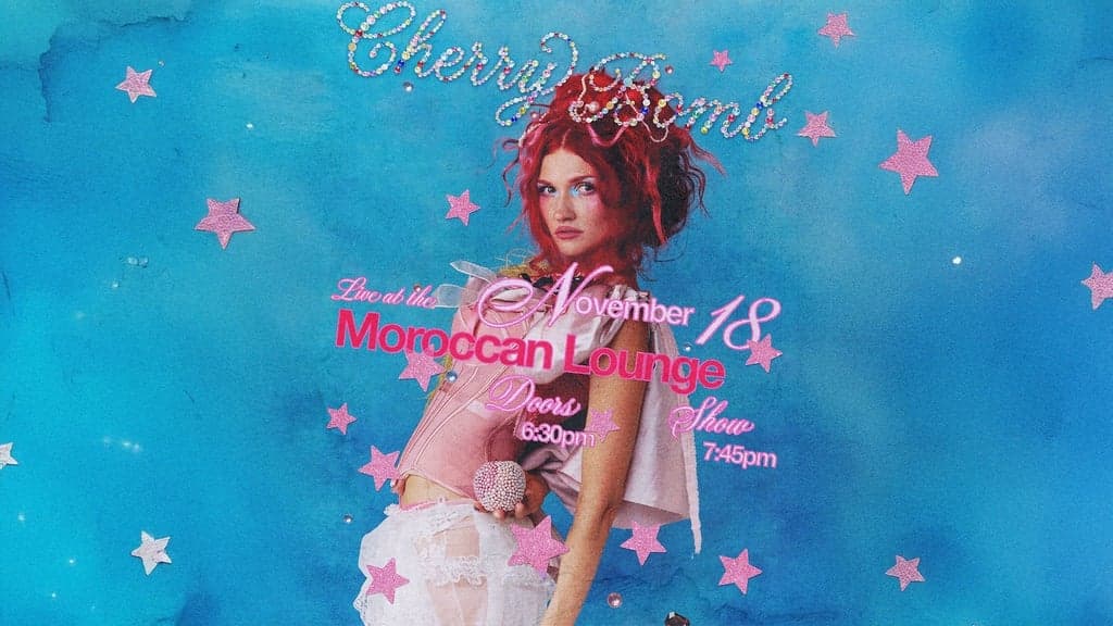 Cherry Bomb artwork from The Moroccan Lounge