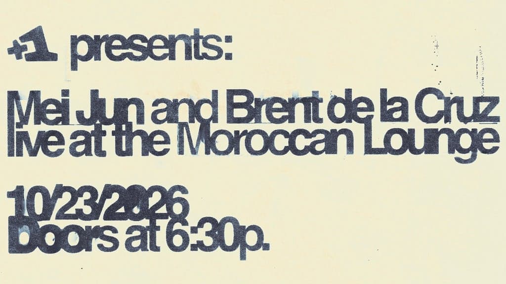 +1 Presents: Mei Jun and Brent de la Cruz artwork from The Moroccan Lounge