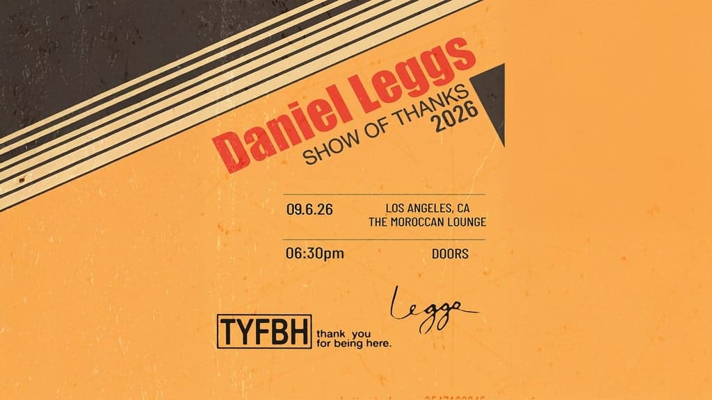 Daniel Leggs poster for The Moroccan Lounge