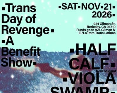 Trans Day of Revenge: A Benefit Show artwork from 924 Gilman