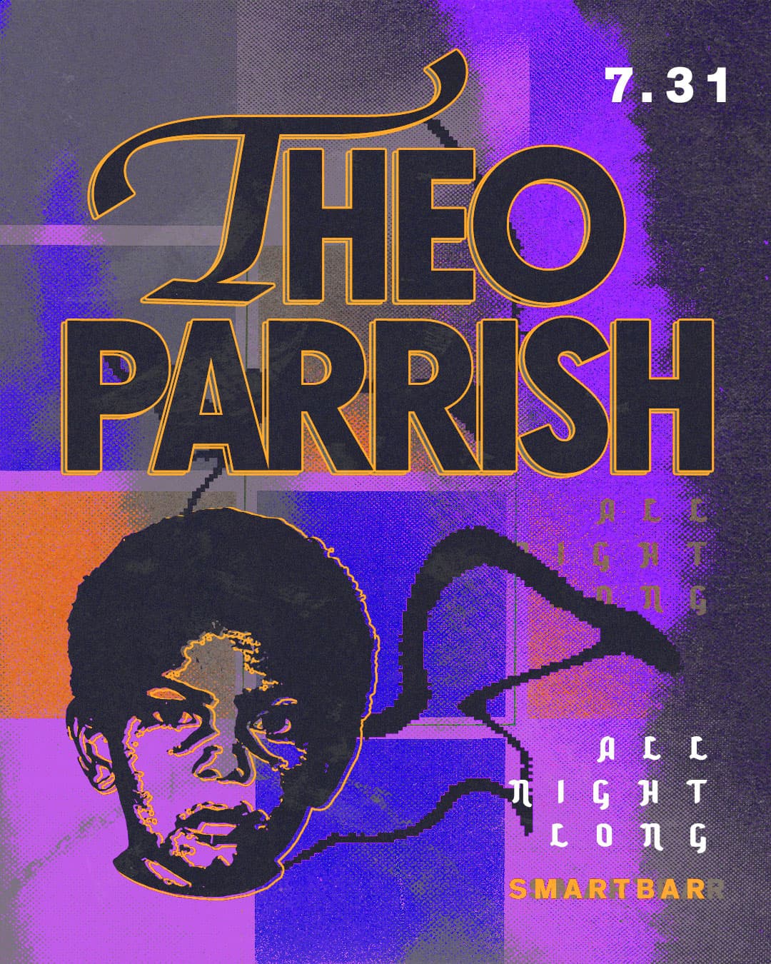 Theo Parrish (All Night Long) artwork from Smartbar