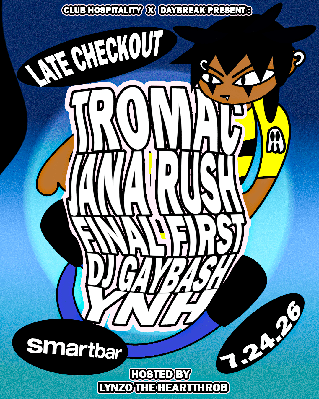Late Checkout artwork from Smartbar