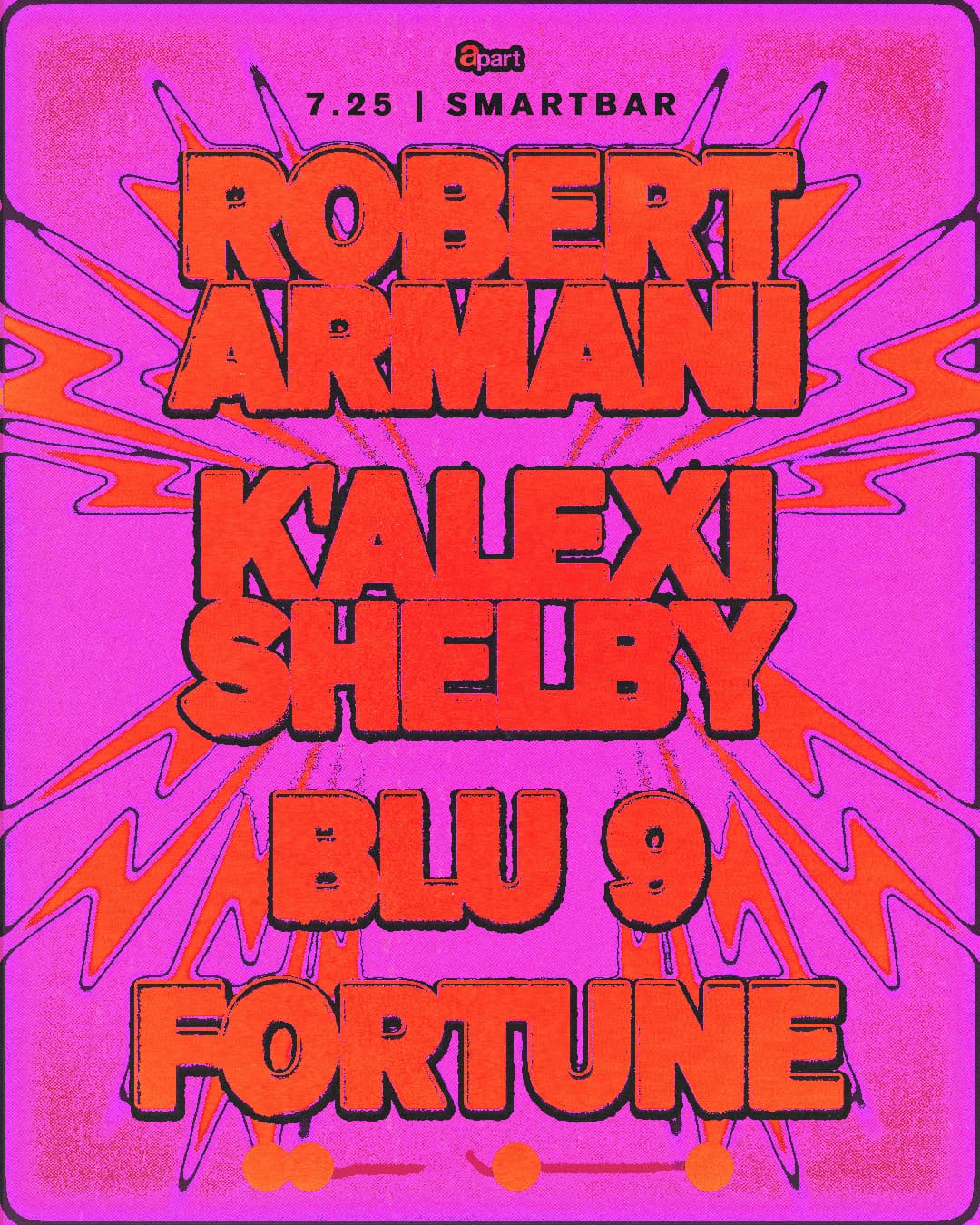 Robert Armani * K’Alexi Shelby * Blu 9 * Fortune artwork from Smartbar