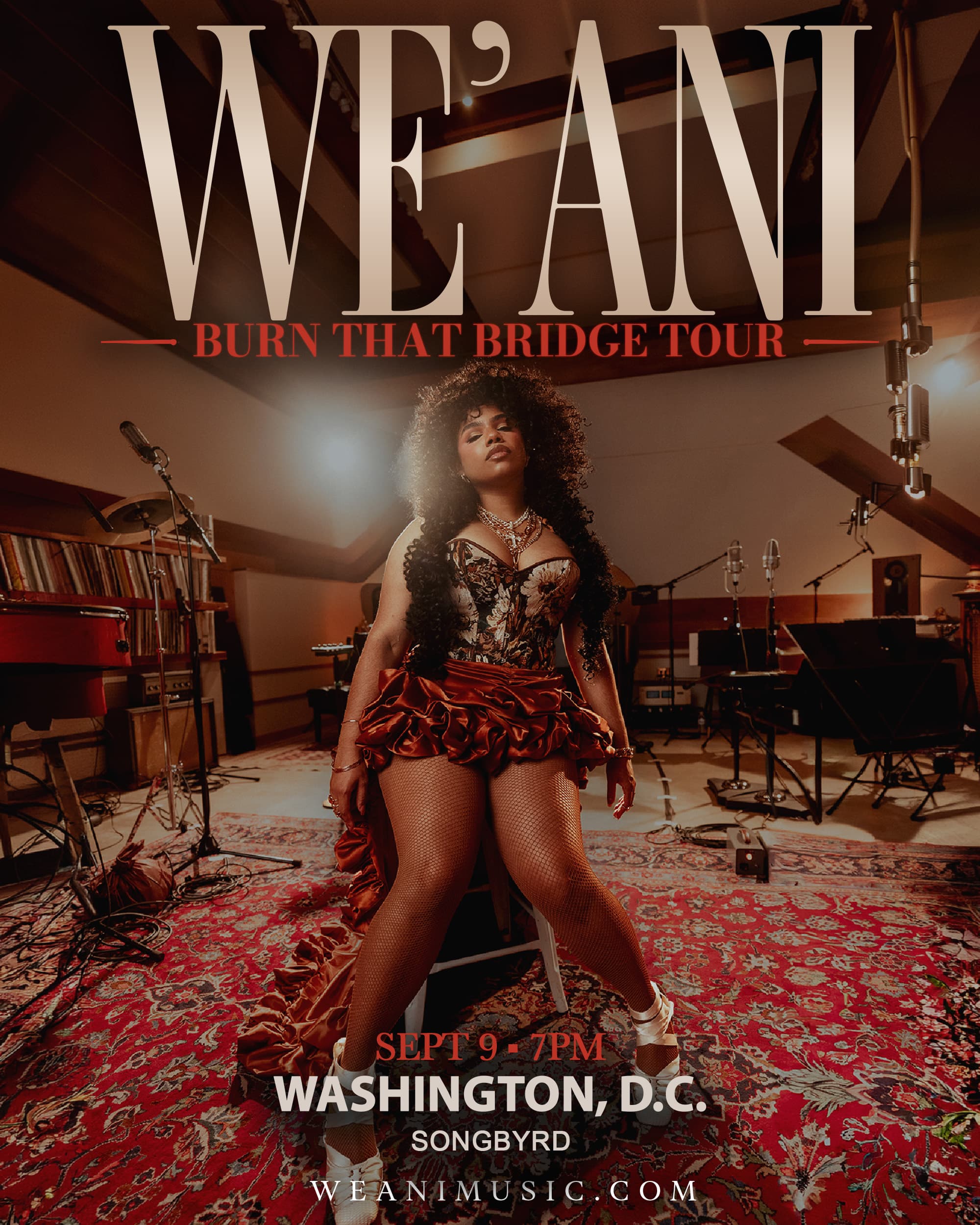 Wé Ani poster for Songbyrd Music House