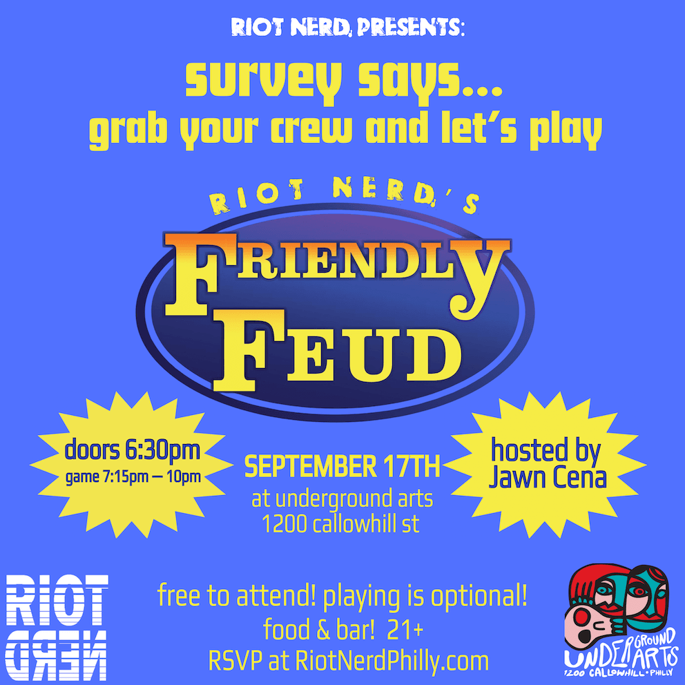 Friendly Feud artwork from Underground Arts