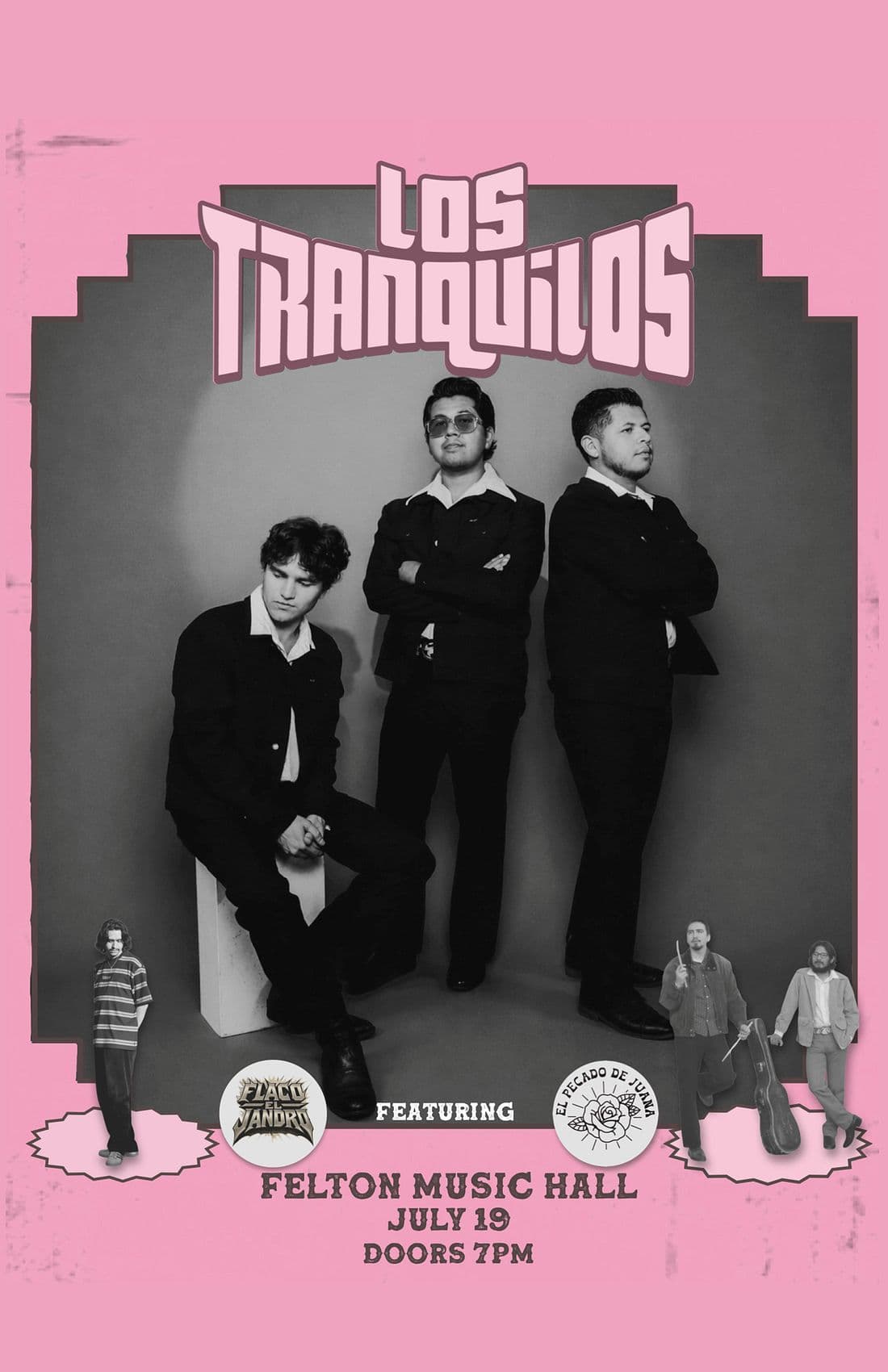 Los Tranquilos artwork from Felton Music Hall