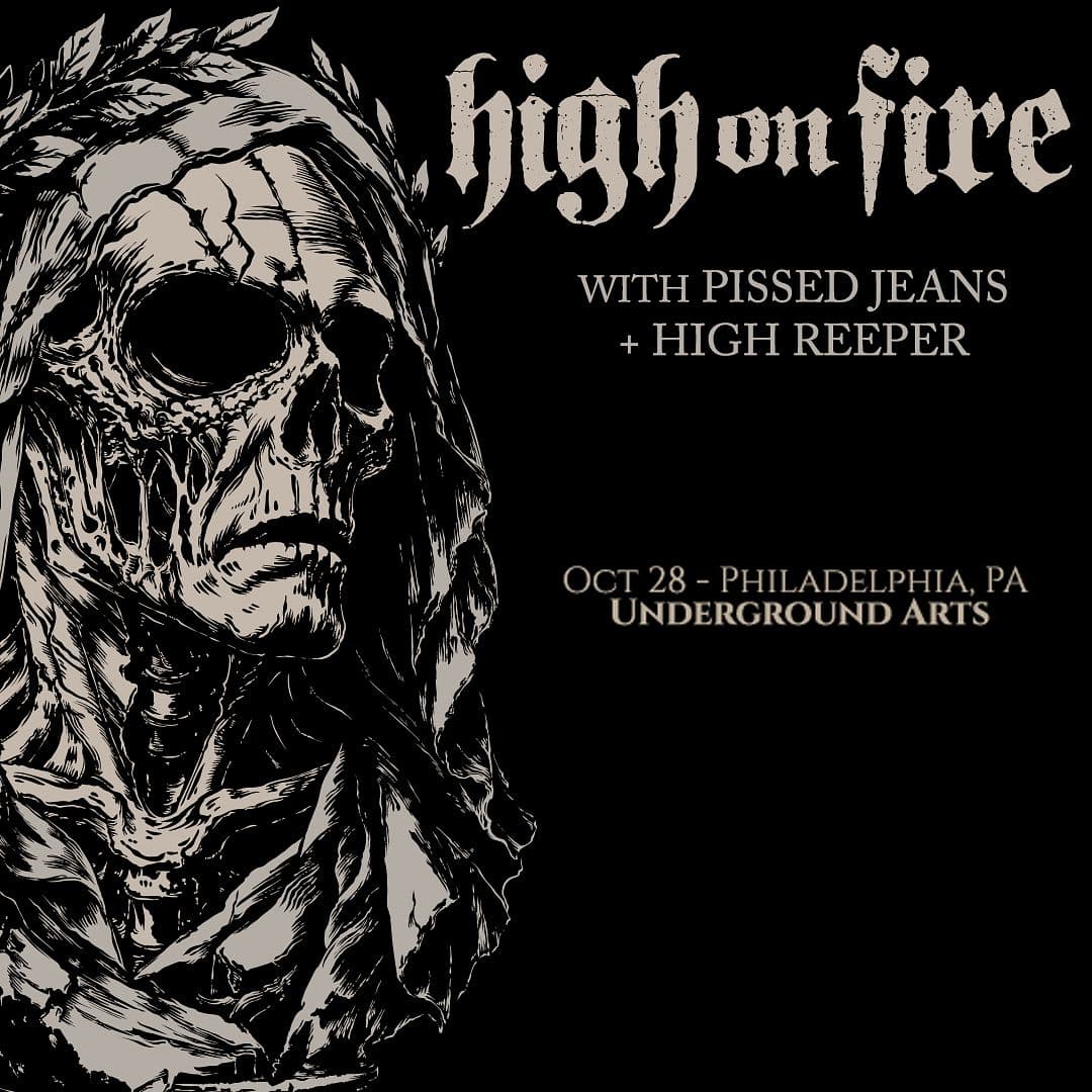 High On Fire artwork from Underground Arts