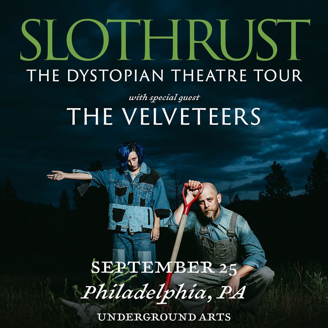 Slothrust poster for Underground Arts