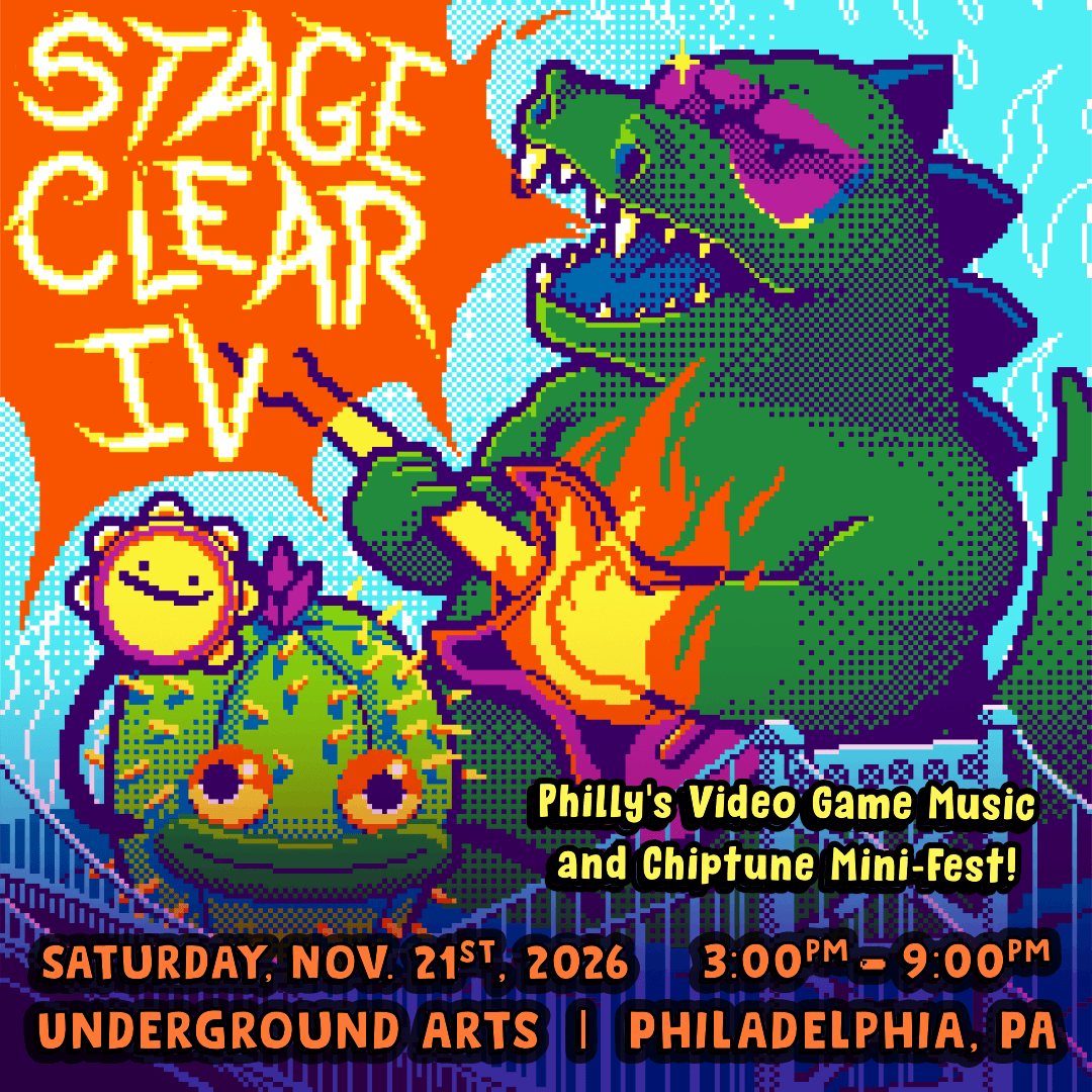 Stage Clear IV! (VGM Festival) artwork from Underground Arts