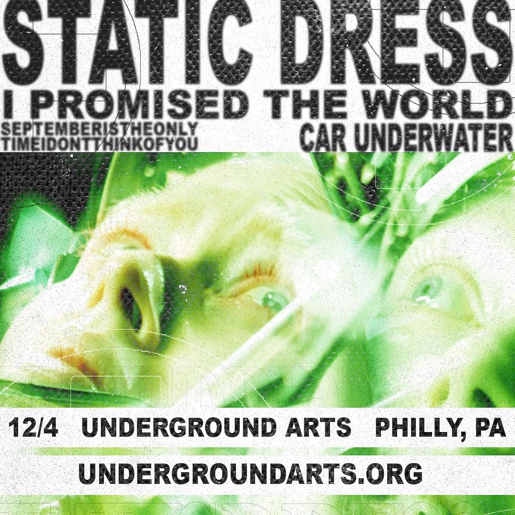 Static Dress poster for Underground Arts