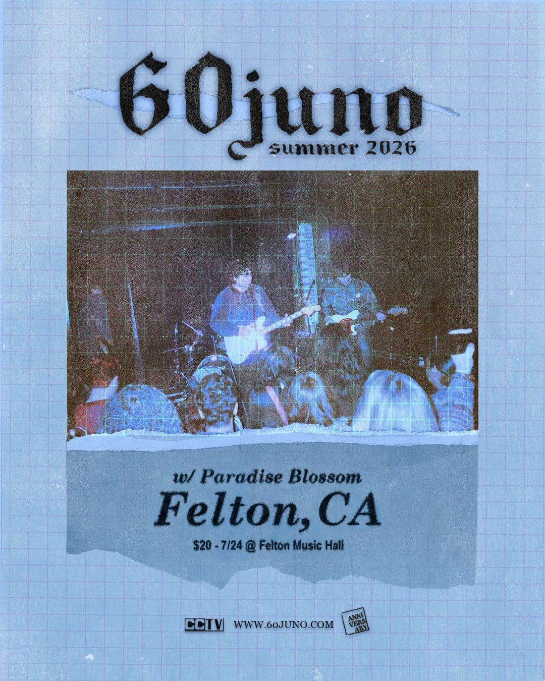 60 juno artwork from Felton Music Hall