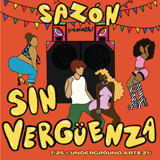 SAZÓN: SIN VERGÜENZA! artwork from Underground Arts