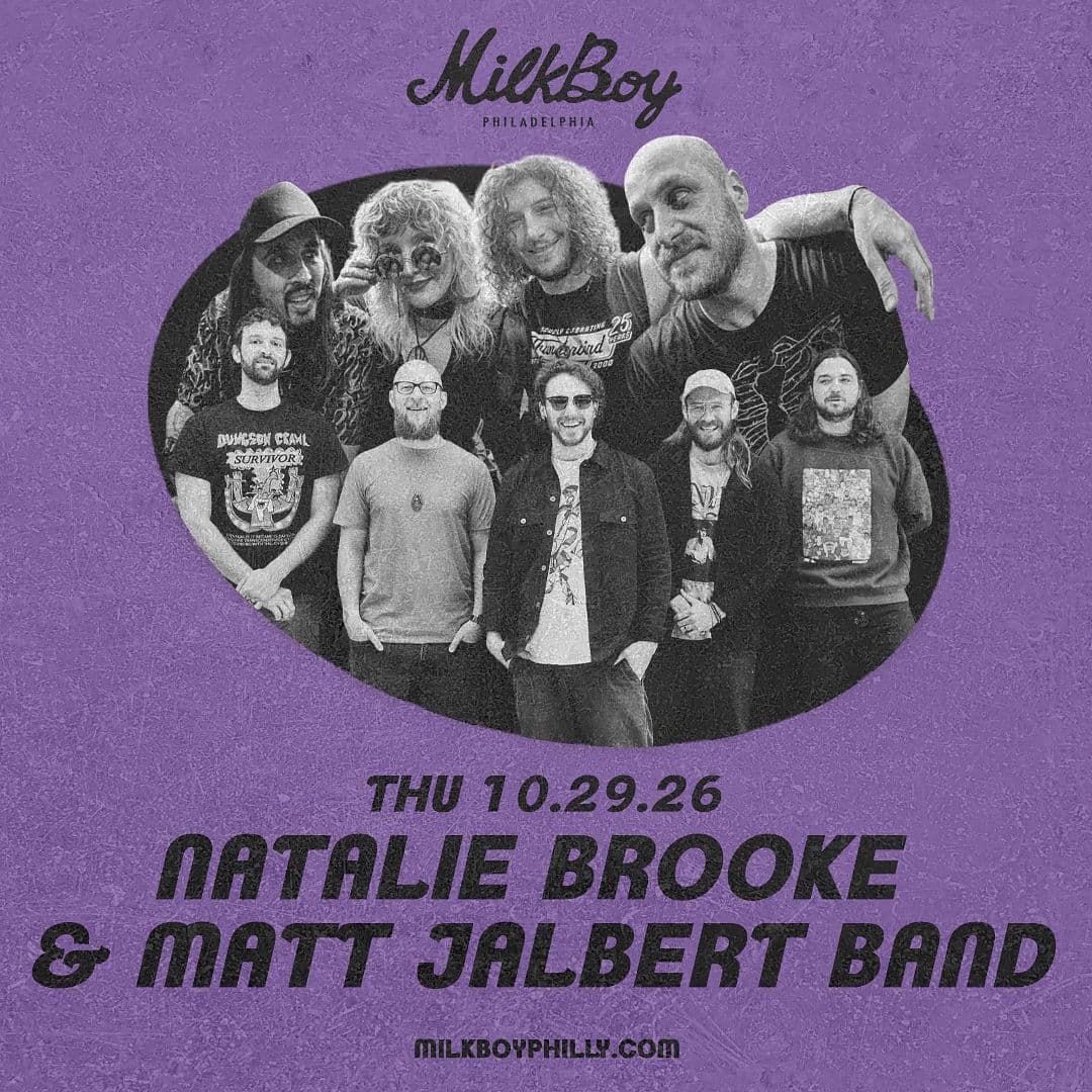 Natalie Brooke + Matt Jalbert Band artwork from MilkBoy