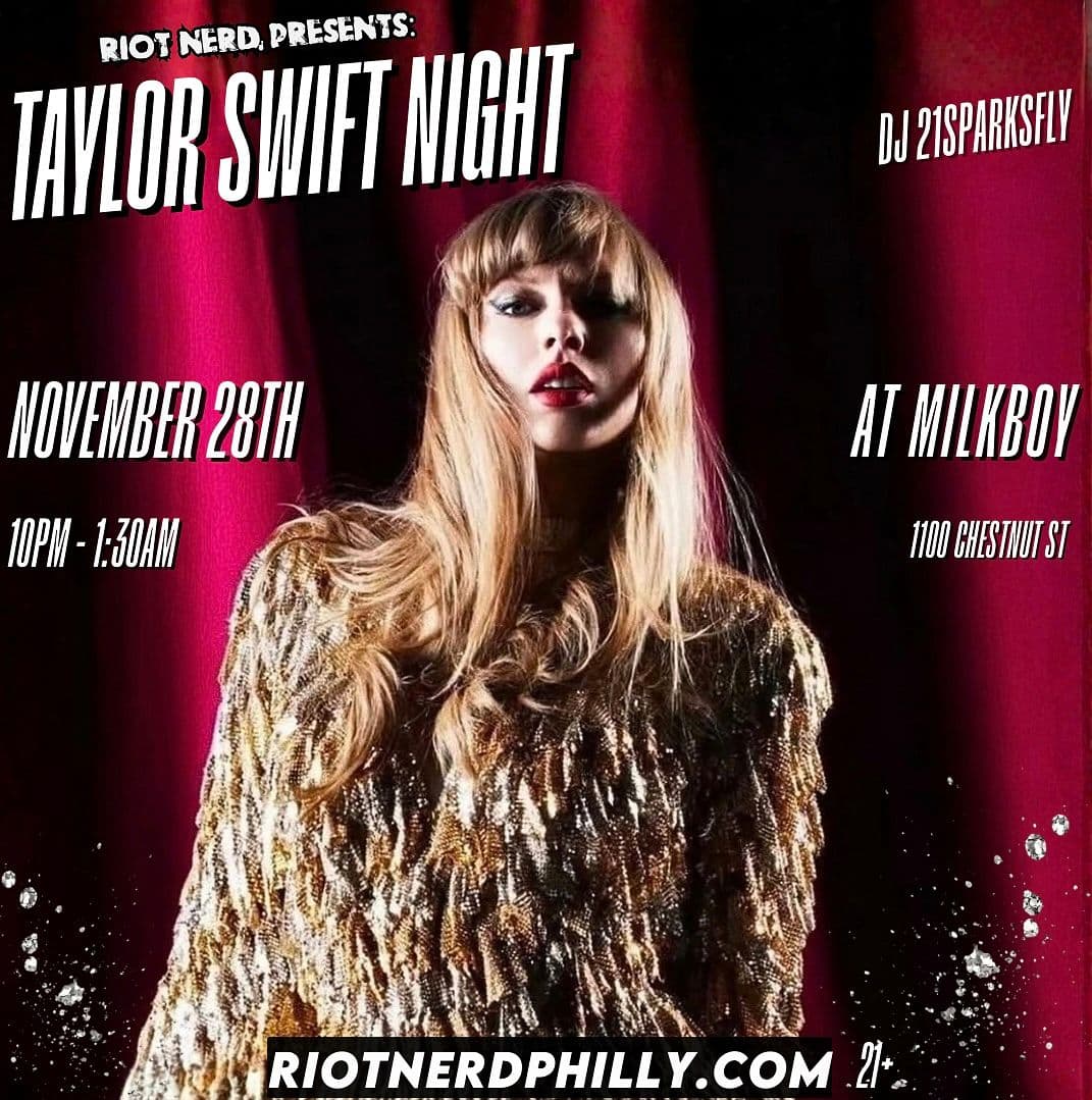 Taylor Swift Night artwork from MilkBoy
