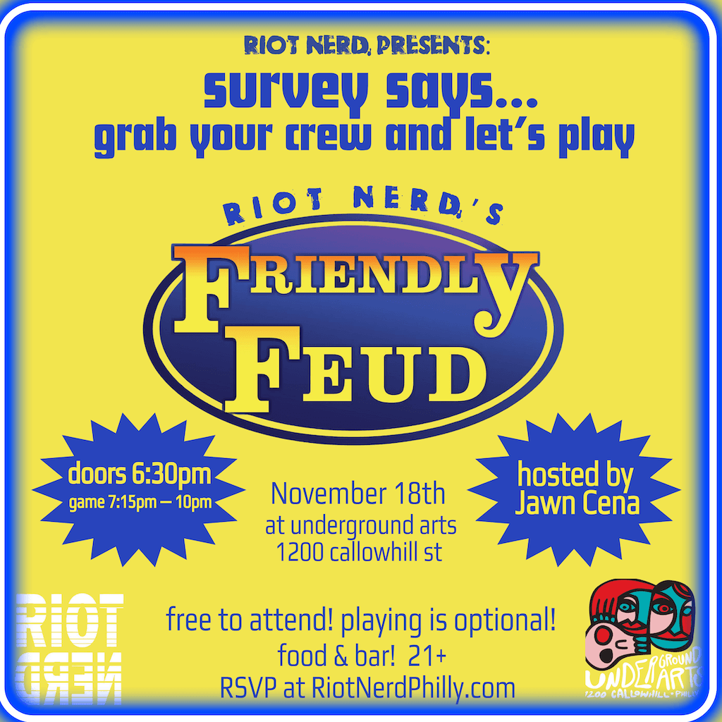 Friendly Feud artwork from Underground Arts