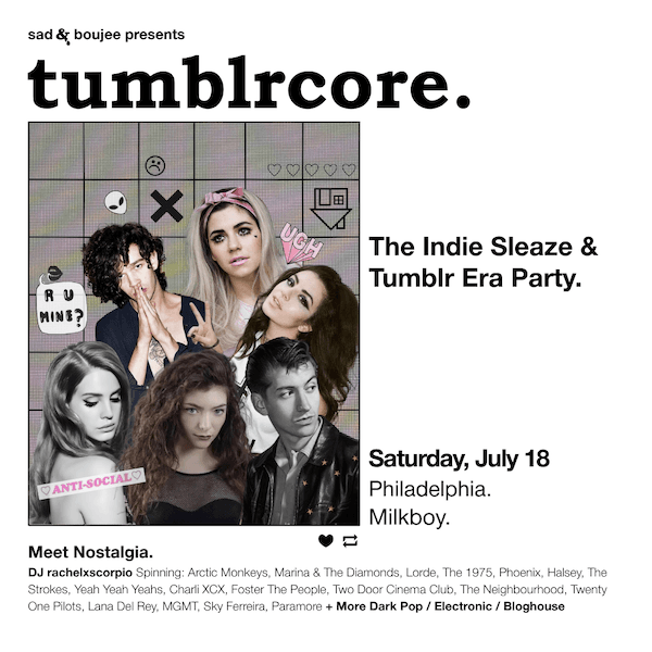 tumblrcore. artwork from MilkBoy