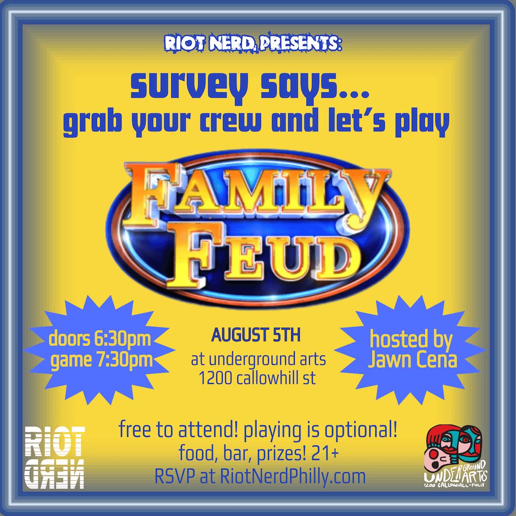Family Feud artwork from Underground Arts