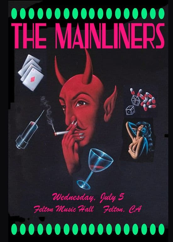 The Mainliners artwork from Felton Music Hall