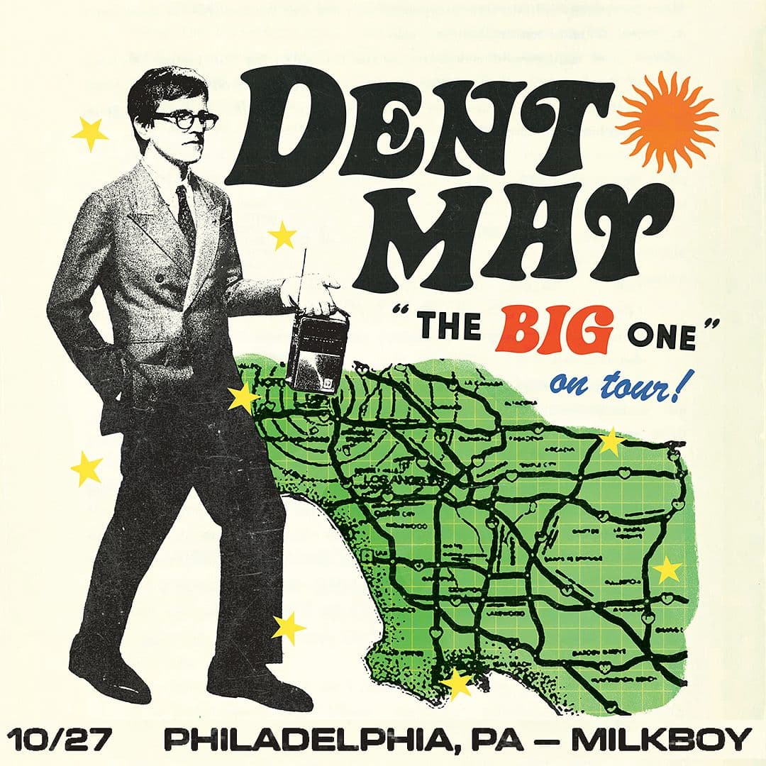 Dent May poster for MilkBoy