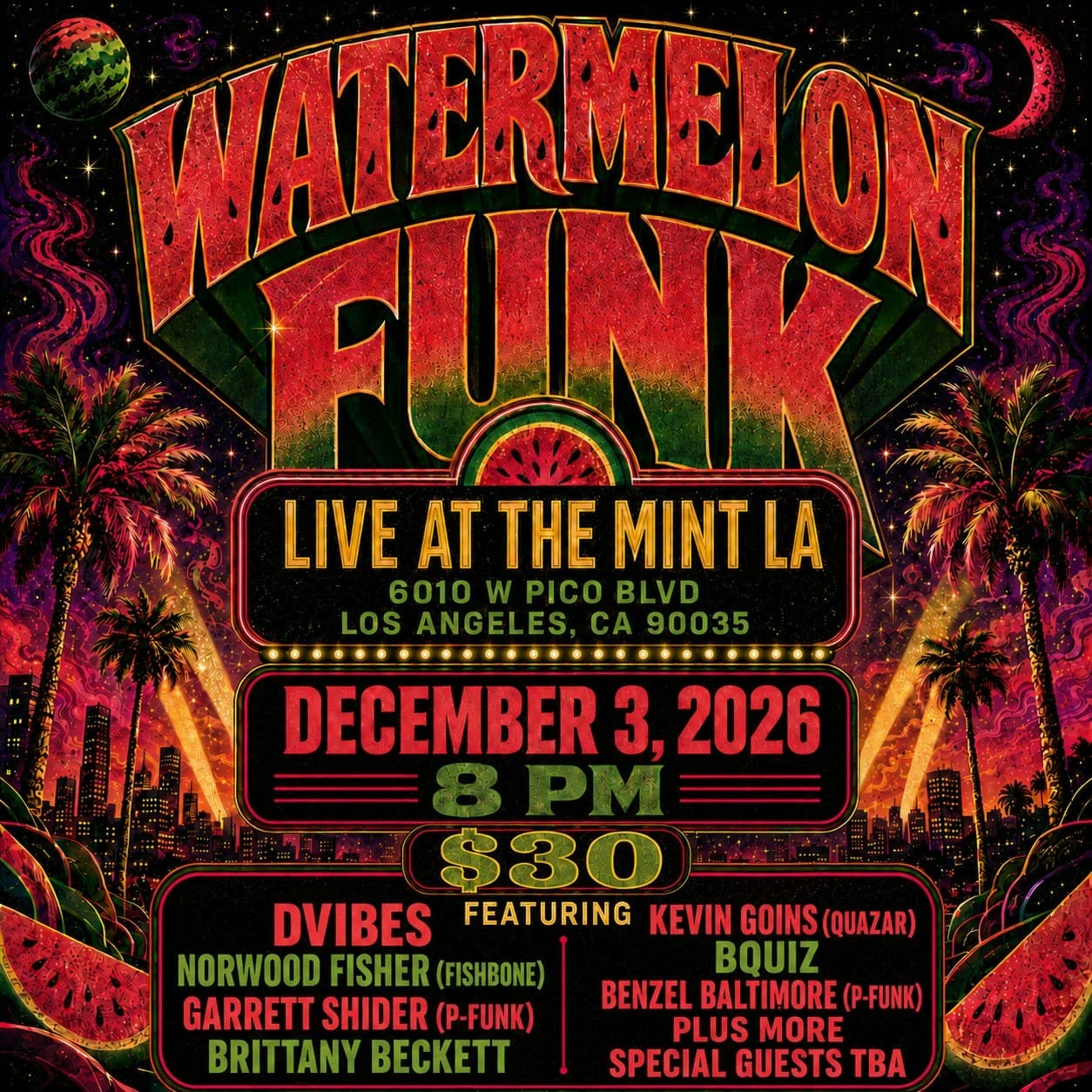 Watermelon Funk artwork from The Mint