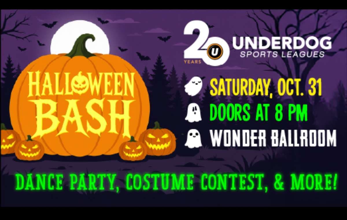 Halloween Bash Dance Party artwork from Wonder Ballroom