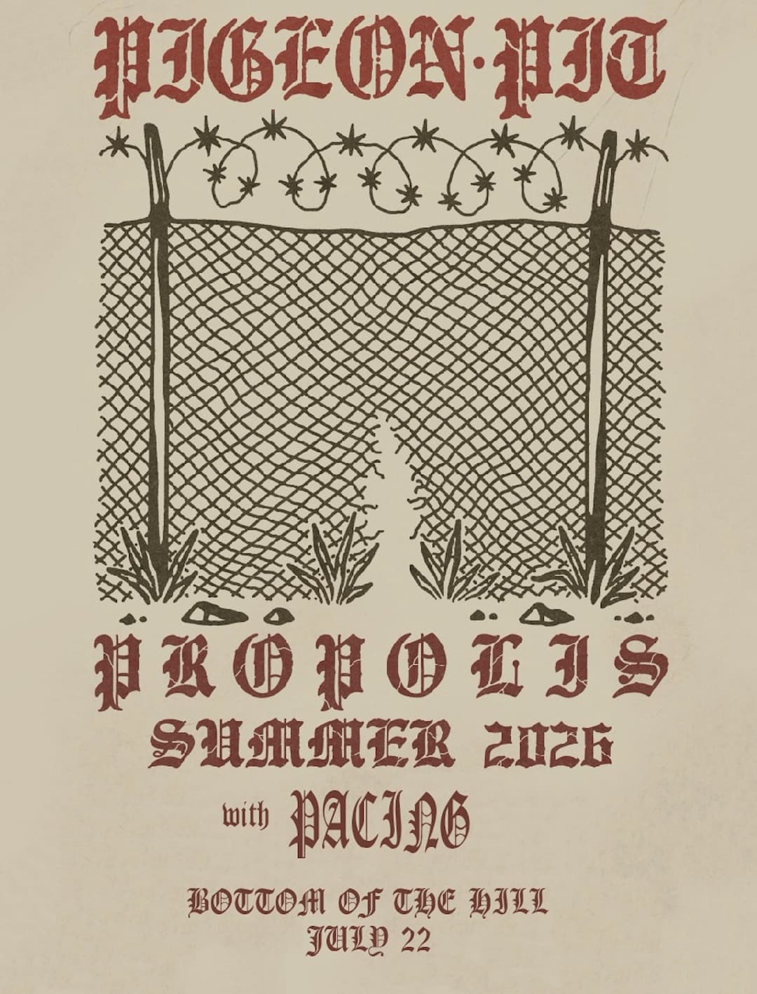 Propolis poster for Bottom of the Hill