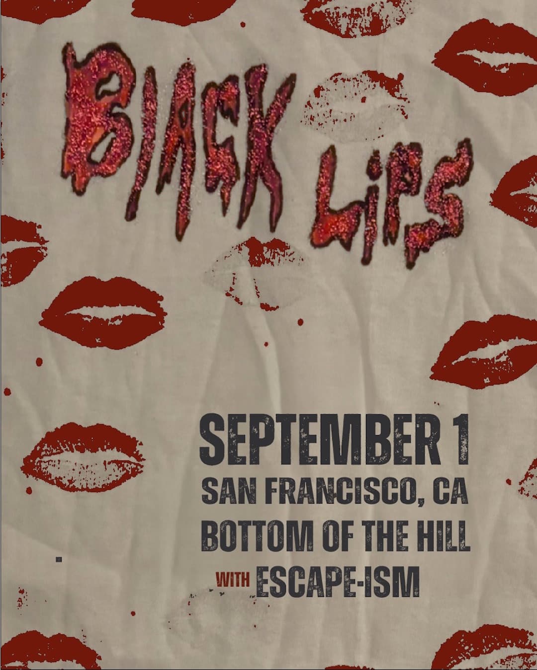 Black Lips poster for Bottom of the Hill