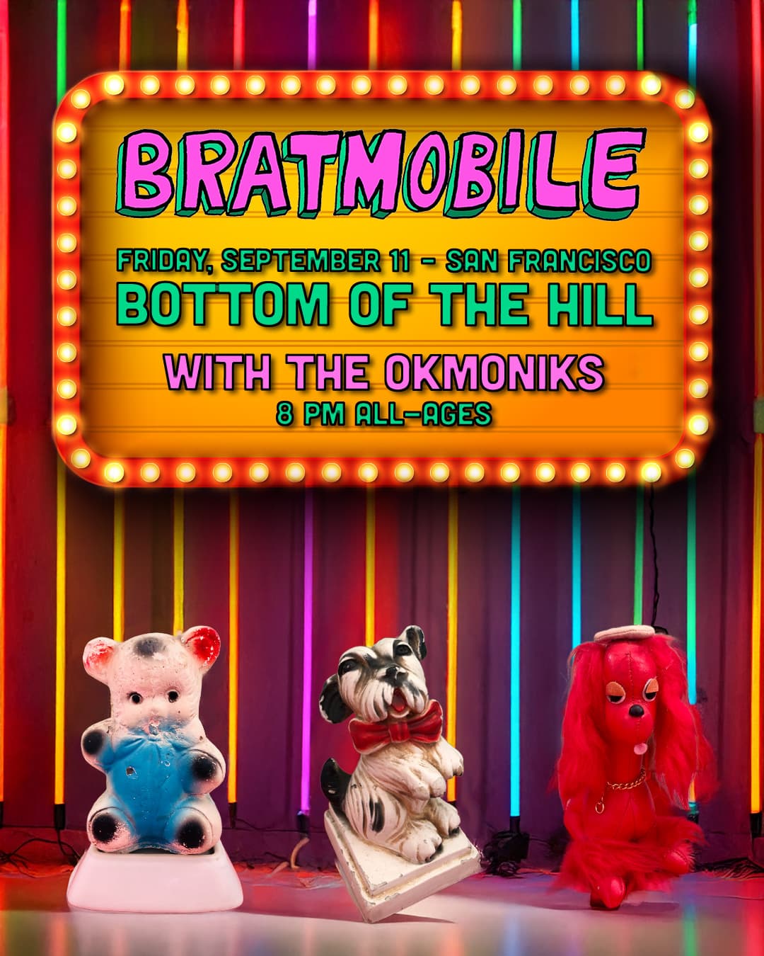 Bratmobile artwork from Bottom of the Hill