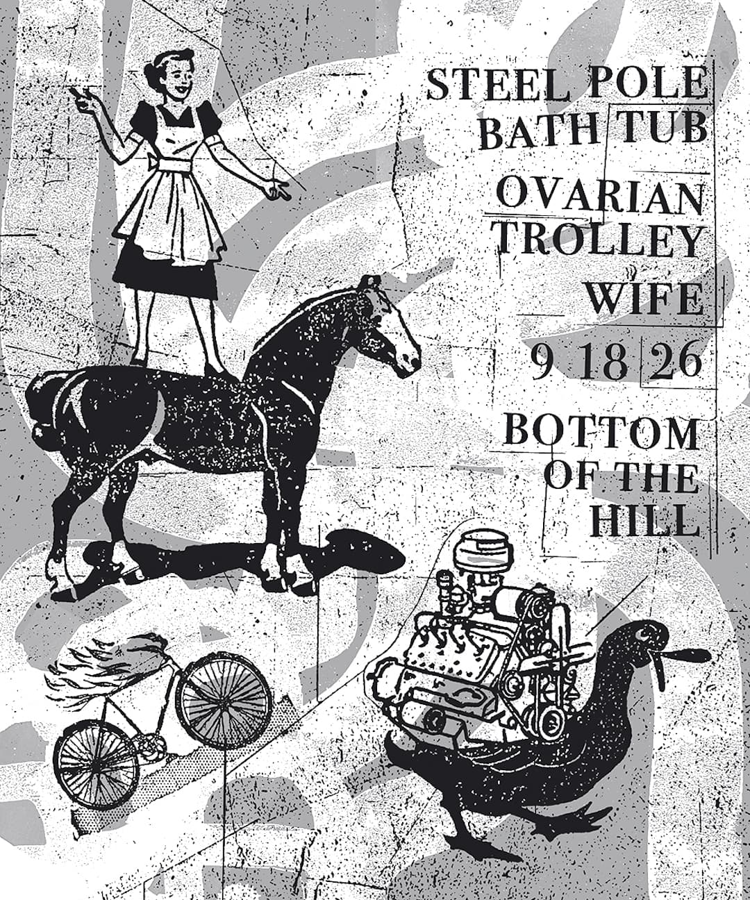 Steel Pole Bath Tub artwork from Bottom of the Hill