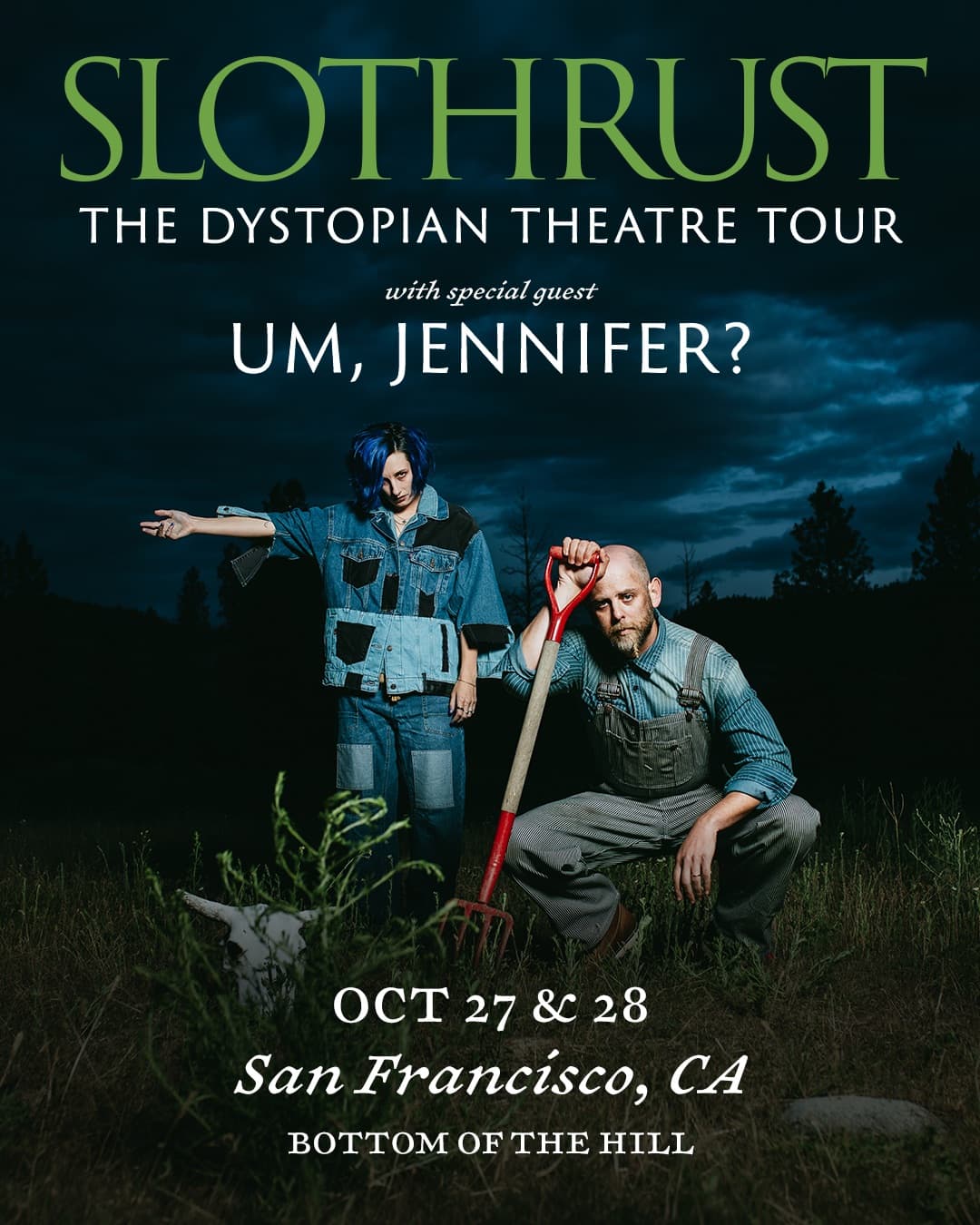 Slothrust poster for Bottom of the Hill