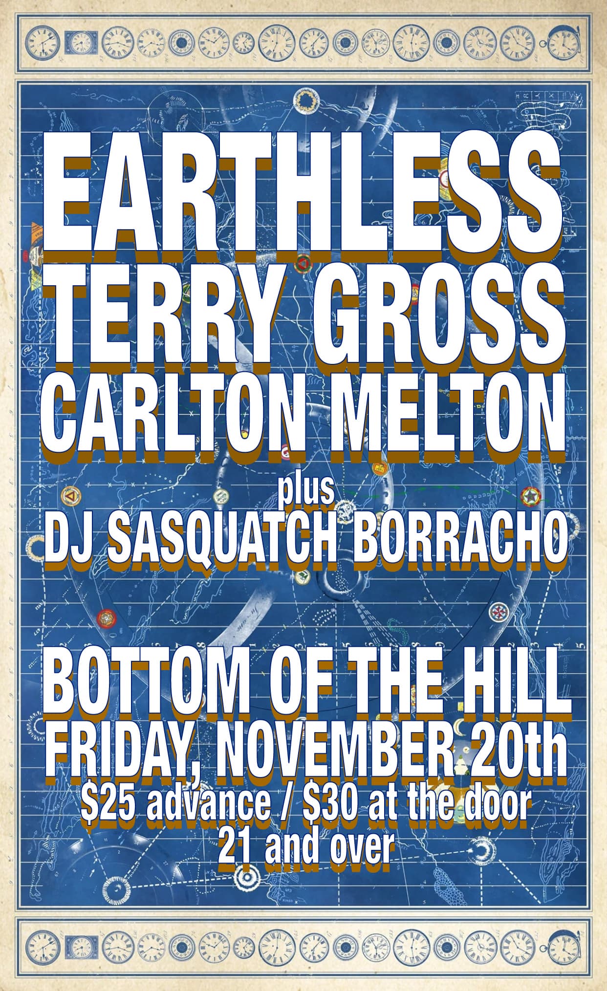 Earthless artwork from Bottom of the Hill