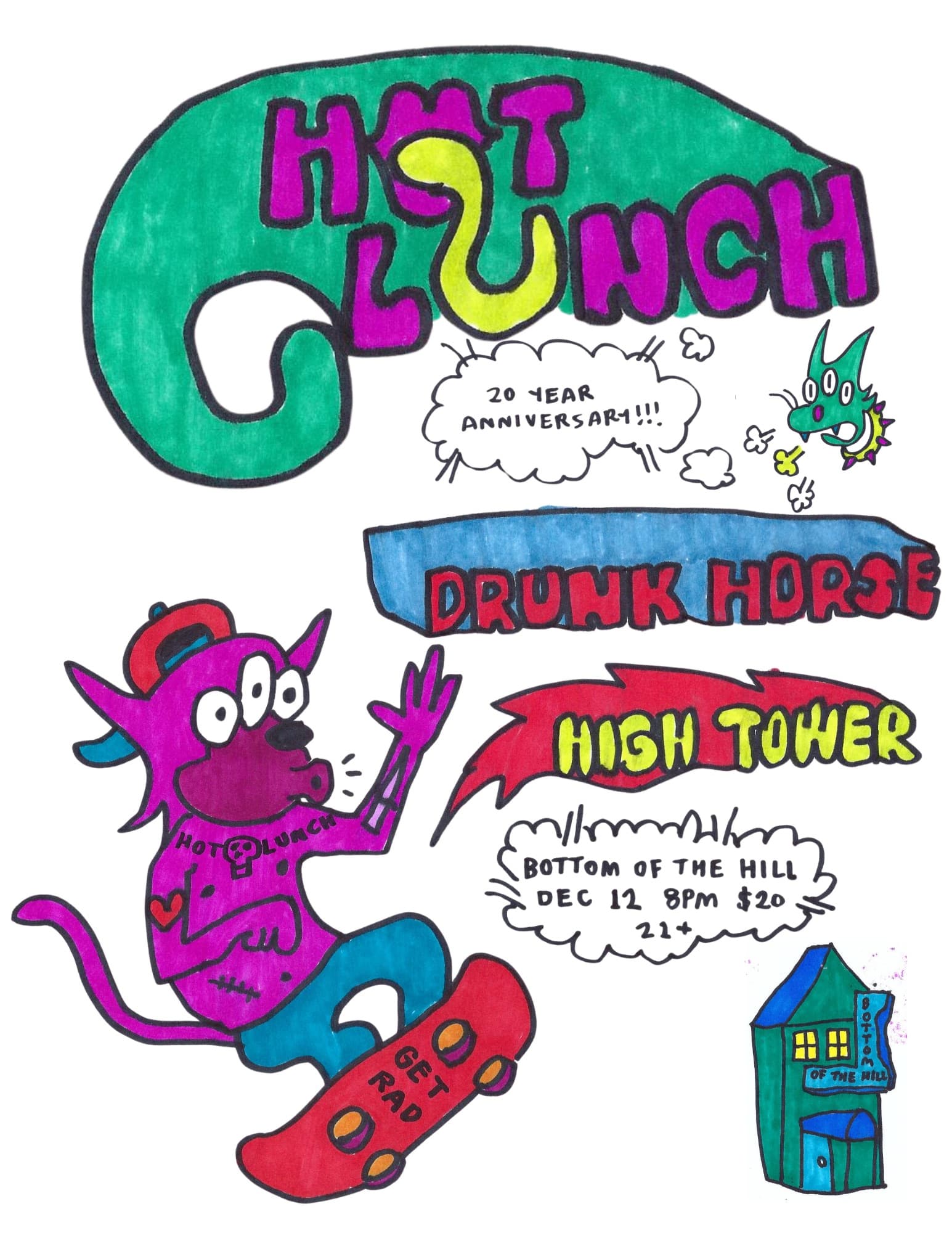 Hot Lunch artwork from Bottom of the Hill