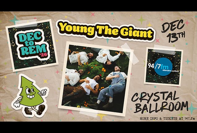 Young the Giant artwork from Crystal Ballroom