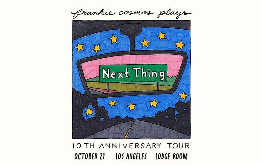 Frankie Cosmos poster for Lodge Room