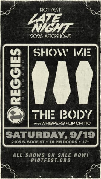 Show Me The Body upcoming show poster
