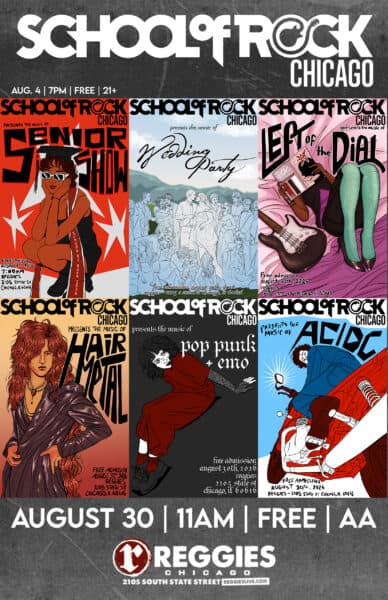 SCHOOL OF ROCK CHICAGO artwork from Reggie's Music Joint
